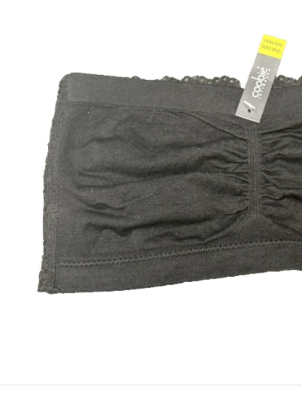 Coobie Women's One SIze Black Bra WITHOUT STRAPS  10274